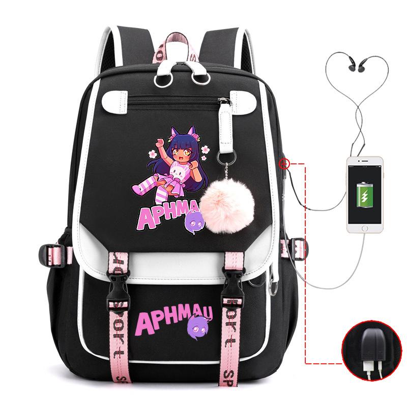Cute Cartoon Junior High School Student Schoolbag Female Lightweight Large-Capacity Student Backpack