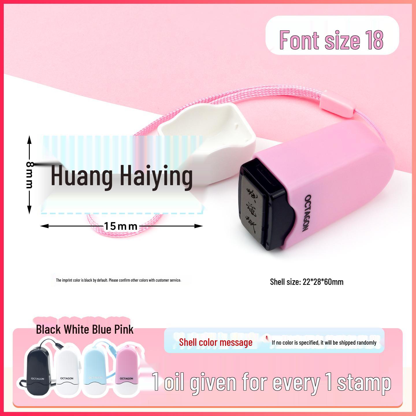 Портативная мини-печать с именем для медсестер