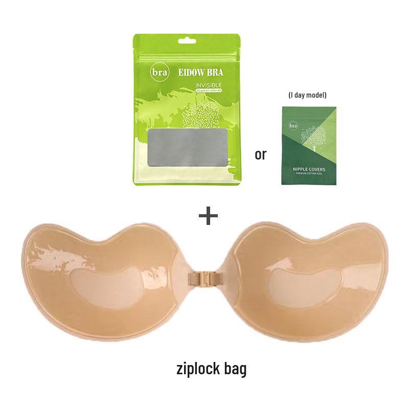 

Mango Invisible Push-Up Breast Petals for Women - Strapless Evening, Wedding, and Photo Dress Enhancer. Cup C