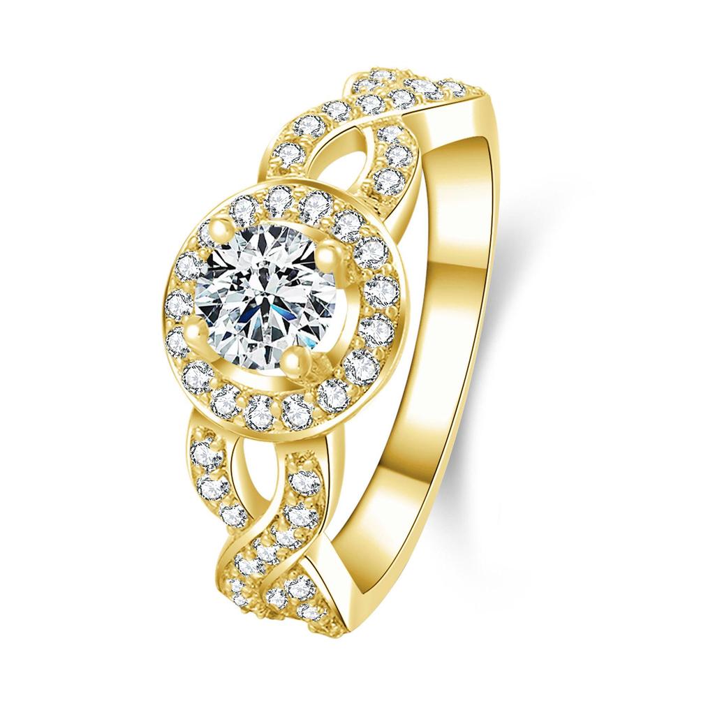 Women's Wide Band Micro-Paved Zircon Ring - Fashionable, Luxurious, Trending Statement Jewelry