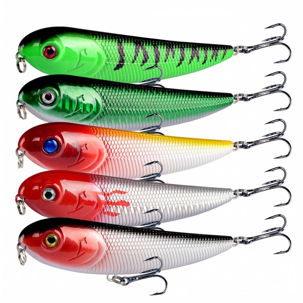 Topwater Pencil for Fishing - Long Walking Surface with Lifelike Design