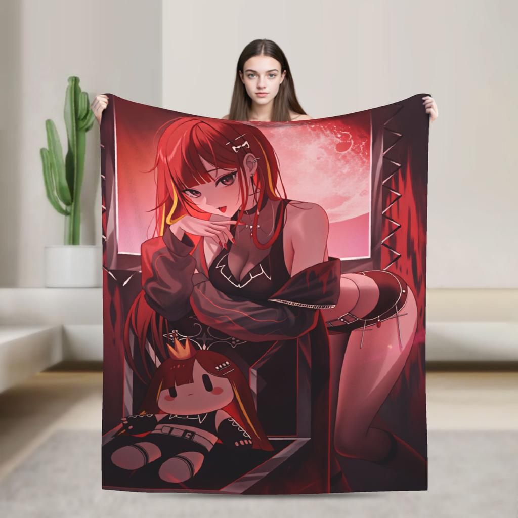 Akane Lize Singer Blanket Quality Warm Soft Throw Blanket Autumn Travel Home Decor Funny Bedspread