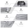 Mens Paisley Pattern Fleece Long Sleeve Polo Shirt American High Street Style