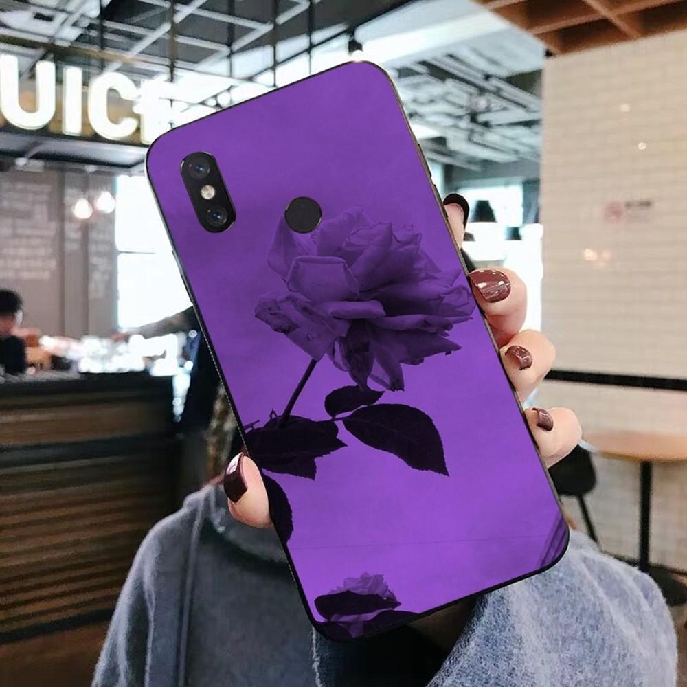 Purple Aesthetic Phone Case For Xiaomi Mi 5X 8 9 10 11 12 lite pro 10T PocoX3pro PocoM3 Note 10 pro lite