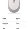 2.4G Rechargeable Wireless Mouse for Apple, Huawei, and Laptops - Lightweight & Portable