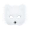 Plush Fox Cosplay Mask, Fluffy Fox Tail, Cosplay Costumes Props, Fuzzy Fox Mask for Costume Party Anime Convention