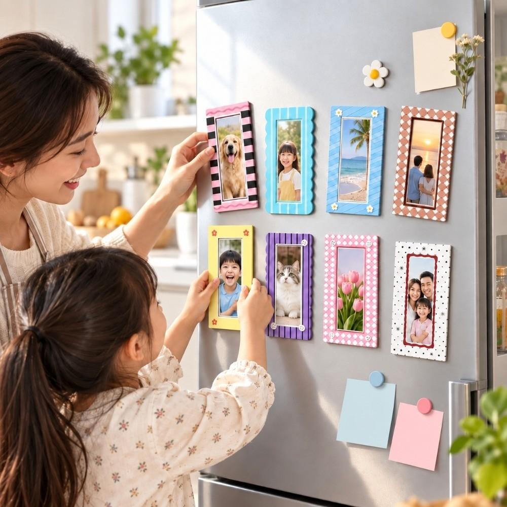 Flexible Magnetic Photo Frame Clear Display Window Refrigerator Photo Frame Office