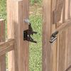 Weatherproof Security Lock Carbon Steel Gate Padlocks Outdoor Security Lock for Metal Gate Wooden Fence Storage Units