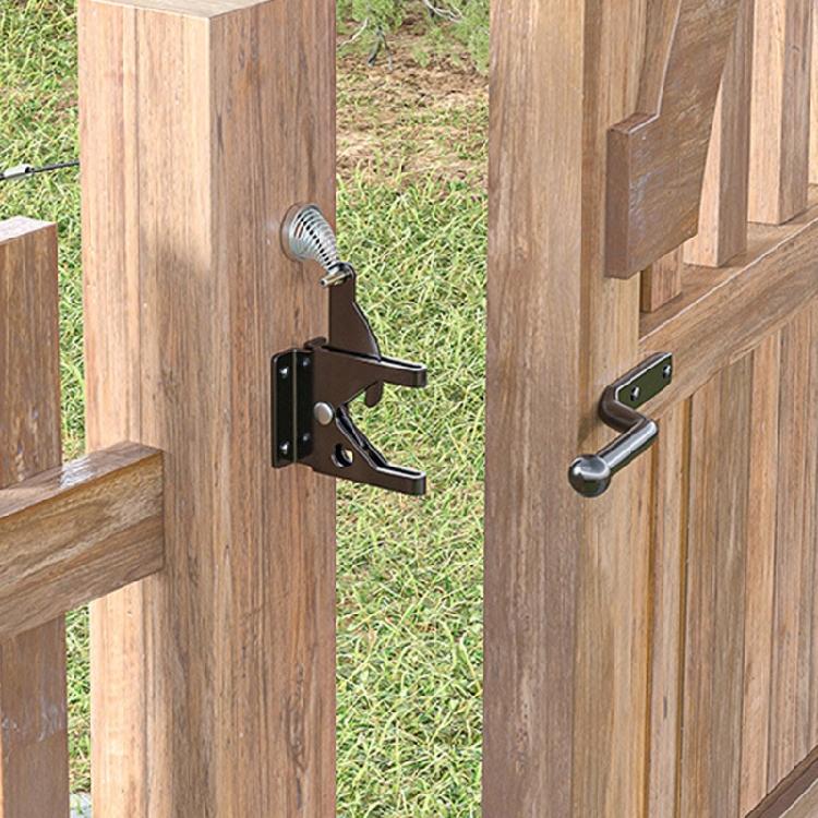 Weatherproof Security Lock Carbon Steel Gate Padlocks Outdoor Security Lock for Metal Gate Wooden Fence Storage Units