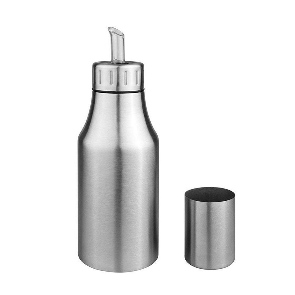 Stainless Steel Seasoning Bottle Kitchen Olive Oil Pot Soy Sauce Vinegar Pourer