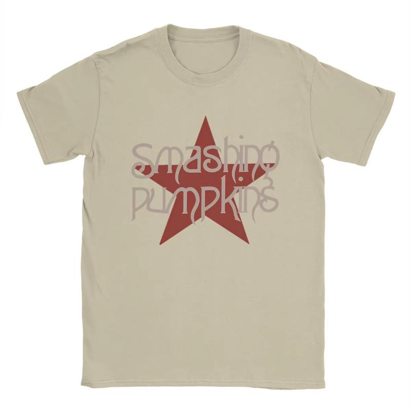 Smashing Pumpkins T Shirt Unisex Cotton Vintage TShirt Crew Neck Tee Shirt Short Sleeve Tops Gift Idea
