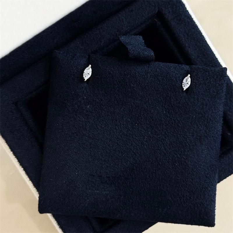 925 Sterling Silver 18K Gold Plated Mini Geometry Stud Earrings for Women Paved 5A Zircon Tiny Daily Jewelry silver