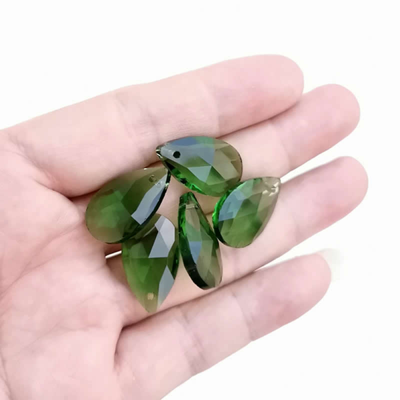 Wholesale lots Faceted Hole Crystal Glass rhinestones Teardrop loose beads jewelry Jewelry beads accessories 8X12/10X14m