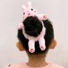 Hair Tie Soft Plush Material Cartoon Frog Panda Animal Shapes Elastic Hair Rope Women Hair Accessories