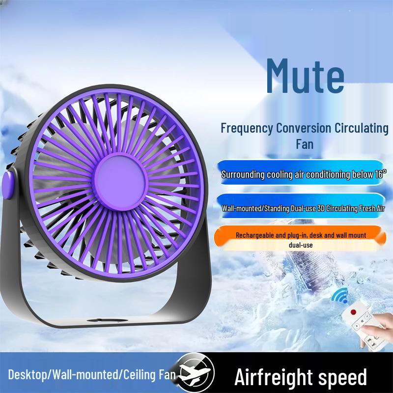 Rechargeable Clip-on Mini Desktop Fan - Retractable & Portable Electric Desk Fan Refer to Detail Image
