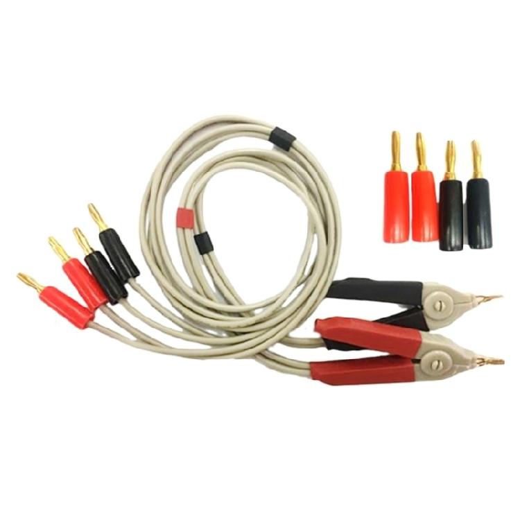 LCR Meter Test Leads Clip Terminal-Line High Quality Four Wire Lead Probes Clip