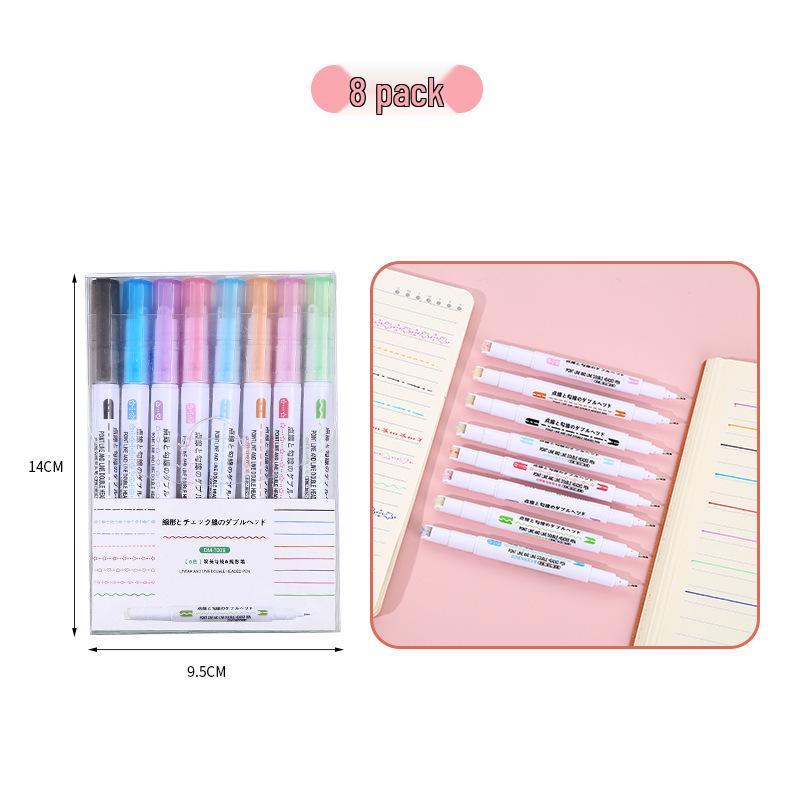 

Креативный хайлайтер в форме цветка с изогнутым наконечником - быстросохнущий маркер для выделения для студентов