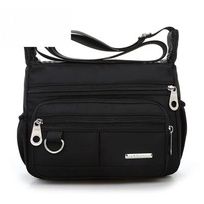 Damentasche Nylon Oxford gewebte Canvas-Tasche Umhängetasche wasserdicht leicht weiblich Länge 26 cm breit 8 cm hoch 21 cm