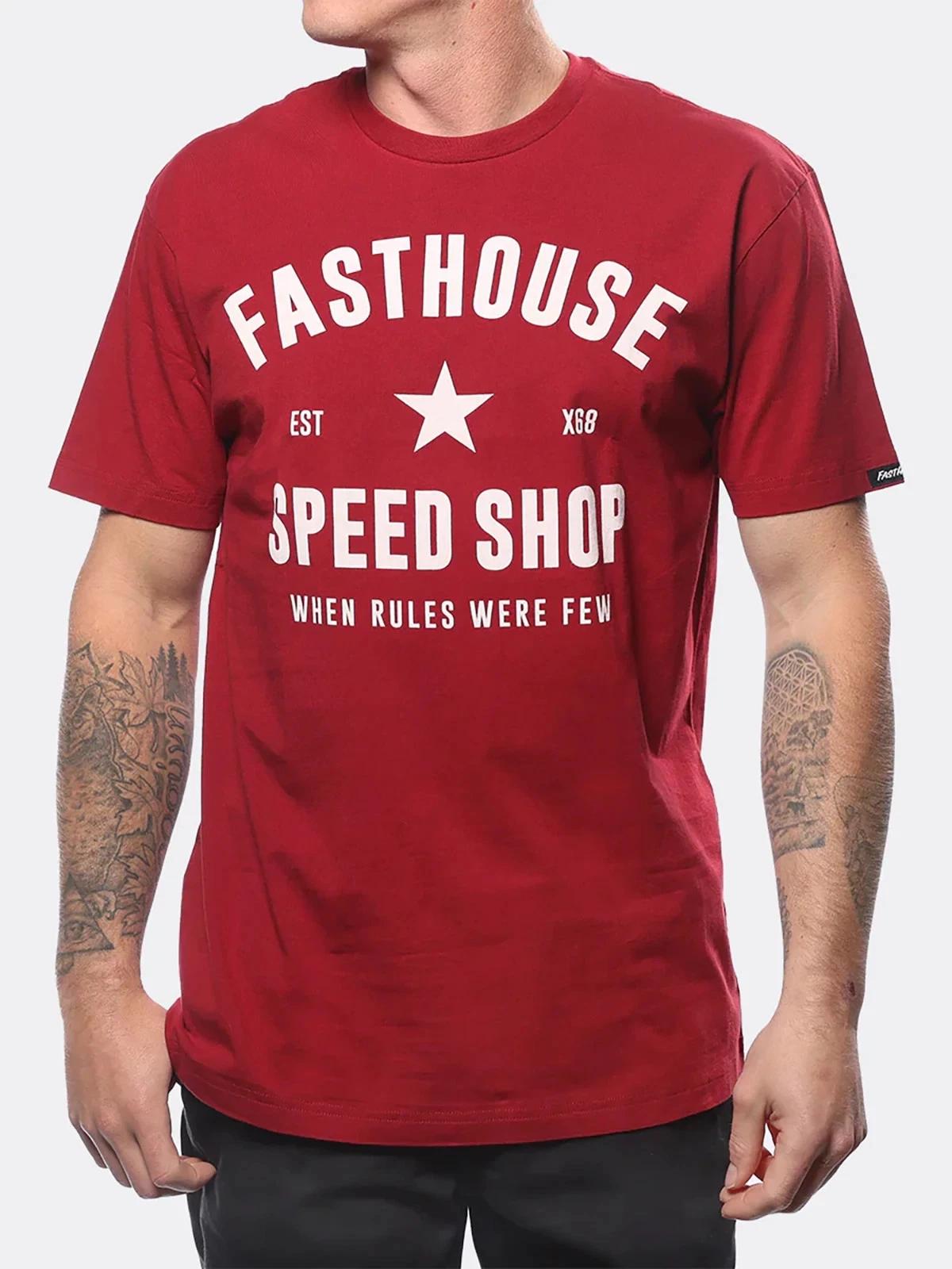 Fasthouse Men s Paragon Short Sleeve T-shirt Motocross Speed Shop MX FMX Tee 3XL