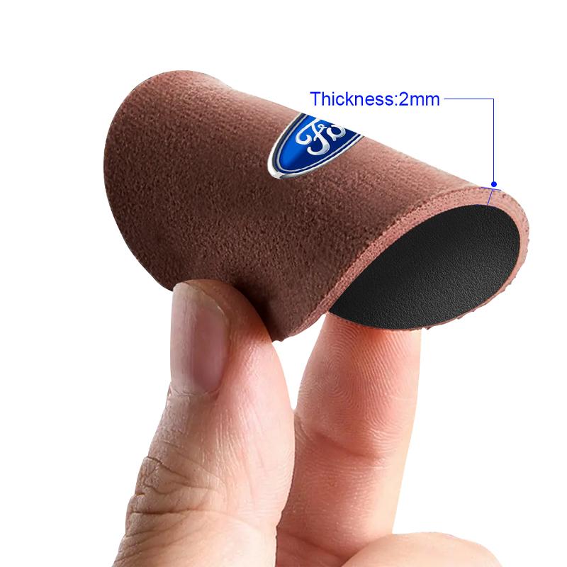 Badge Car Cup Coaster Waterproof Non-Slip Sift-Proof Spill Saucer For Ford Focus Mondeo Kuga Fiesta MK7 Escort Explorer Edge 2 4 MK2 MK4