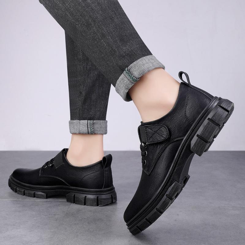 Fashion High Quality Male Business Shoes Genuine Leather Men Casual Oxfords Shoes Fashion Dress Footwear Classic Men Shoes for Wedding