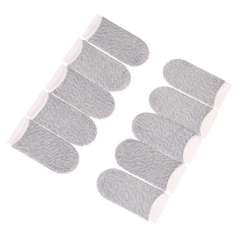10Pcs Mobile Game Sweat-proof Fingers Gloves Touch Screen Thumbs Finger Sleeve