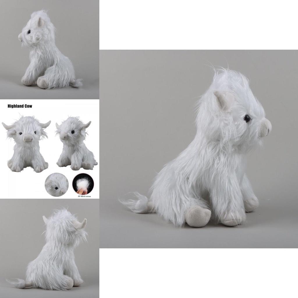 Adorabile Peluche Mucca delle Highlands Scozzesi da 24 cm Regalo per Bambini