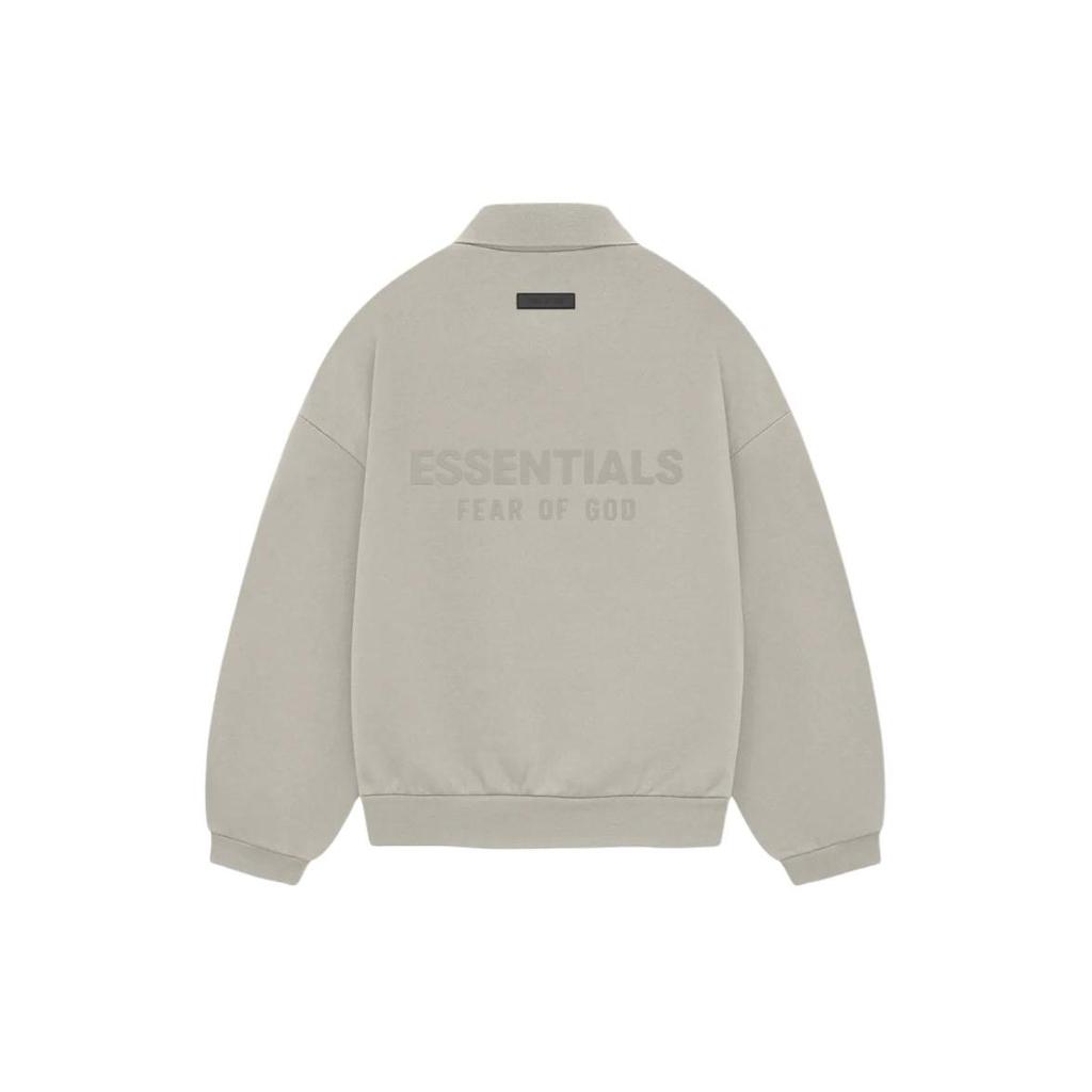 Fear of God Essentials Long-Sleeve Polo Seal Men Tops Grey 192SP244395F