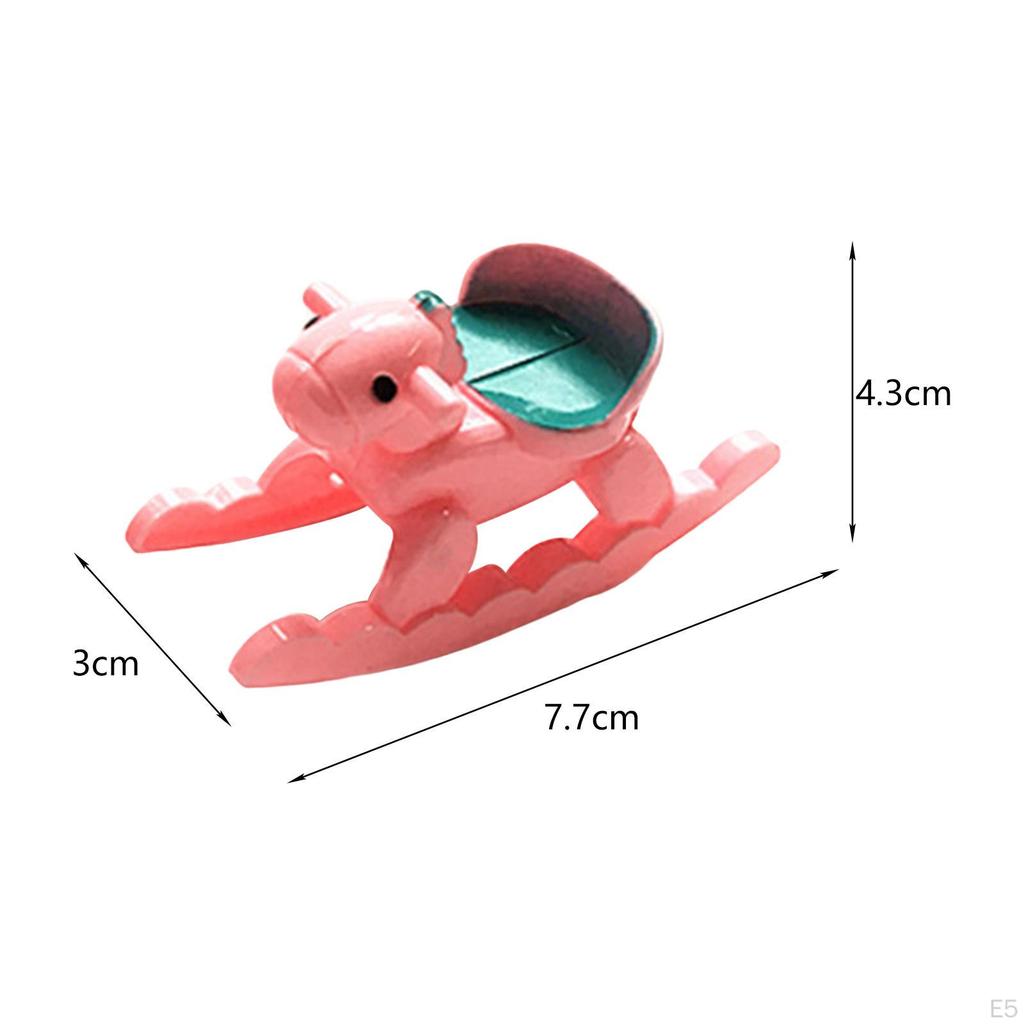 Horse Mini Furniture Dollhouse Miniaturebed for Dollhourse Decorative Collection