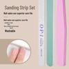 Nail File & Buffer Set: Emery Board, Sponge Buffer, Manicure Sanding Strip for Hand Care
