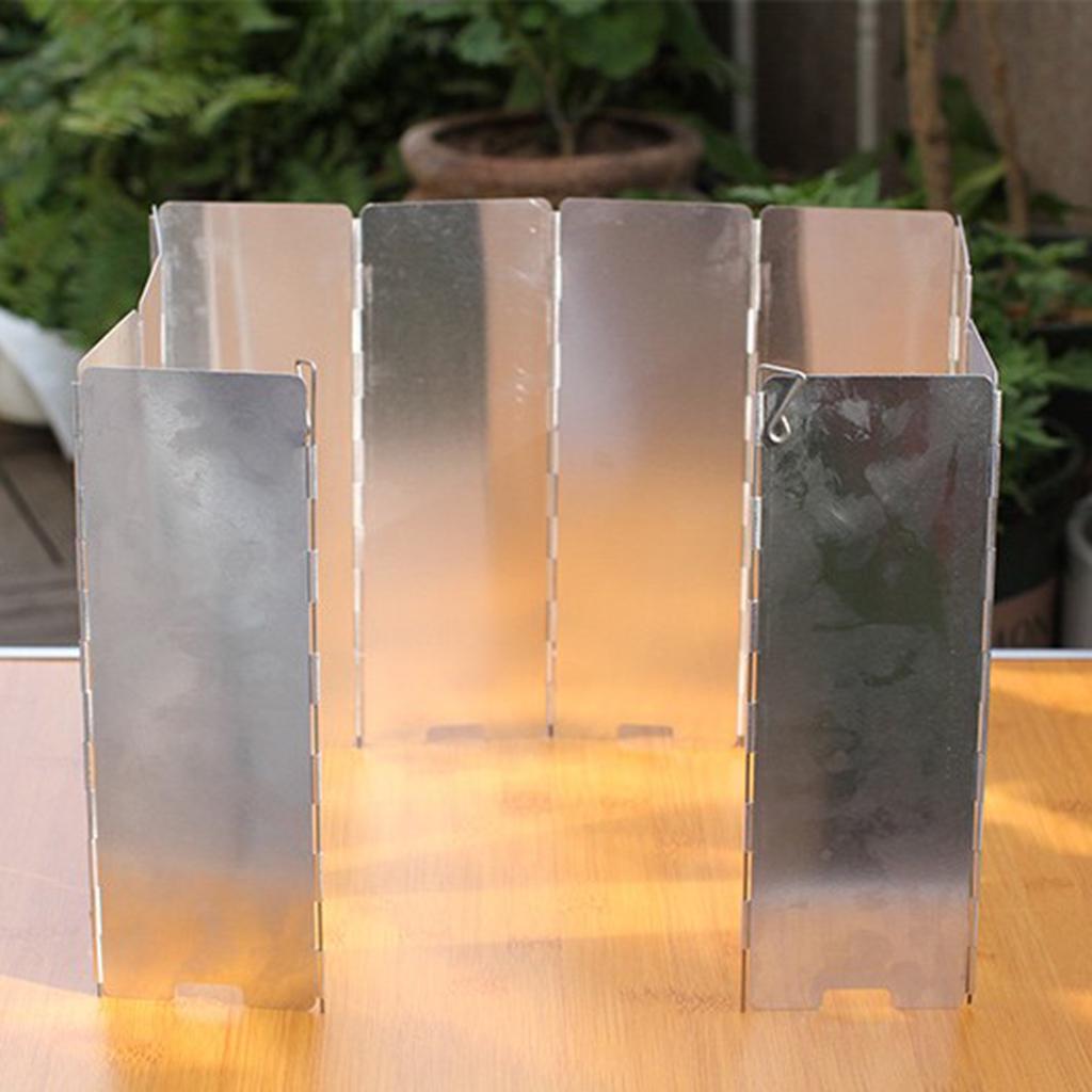 10 Platten Falten Campingkocher Gasherd Windschutzscheibe Faltbare Outdoor x Nd 10 Platten Falten Campingkocher Gasherd Windschutzscheibe Faltbare Outdoor x Nd