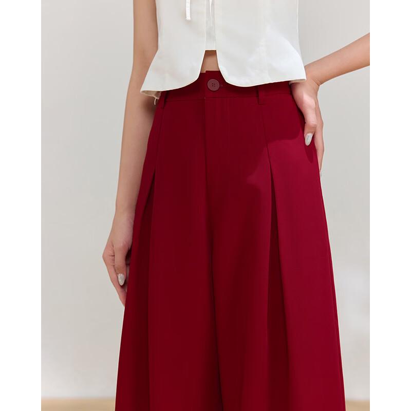IEF Summer Minimalist Wide-Leg Commuter Trousers