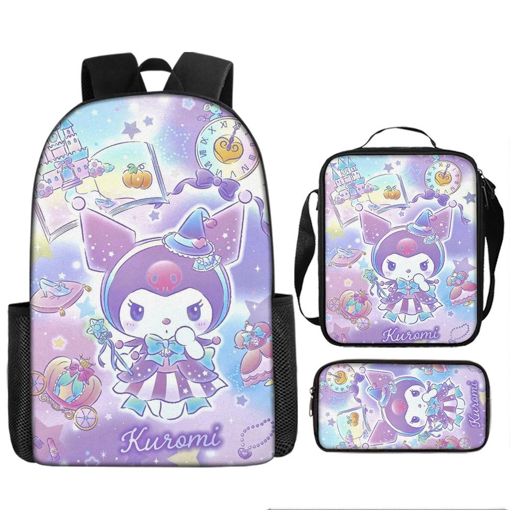 3D Animation Three-Piece Yugui Dog Cartoon Primary And Secondary School Students Schoolbag Children'S Backpack
