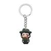 Q version of creative modeling silver cartoon keychain cute cartoon removable decoration