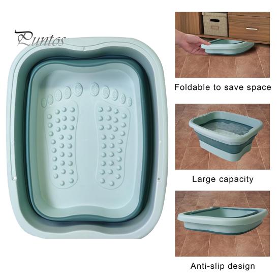 Lavoar pliabil, din plastic, portabil, pentru piscină, pentru baie pentru picioare, bucătărie, pentru fructe, pentru legume, pentru spălat pentru picioare, pentru spălătorie, pentru camping, pentru spălătorie auto