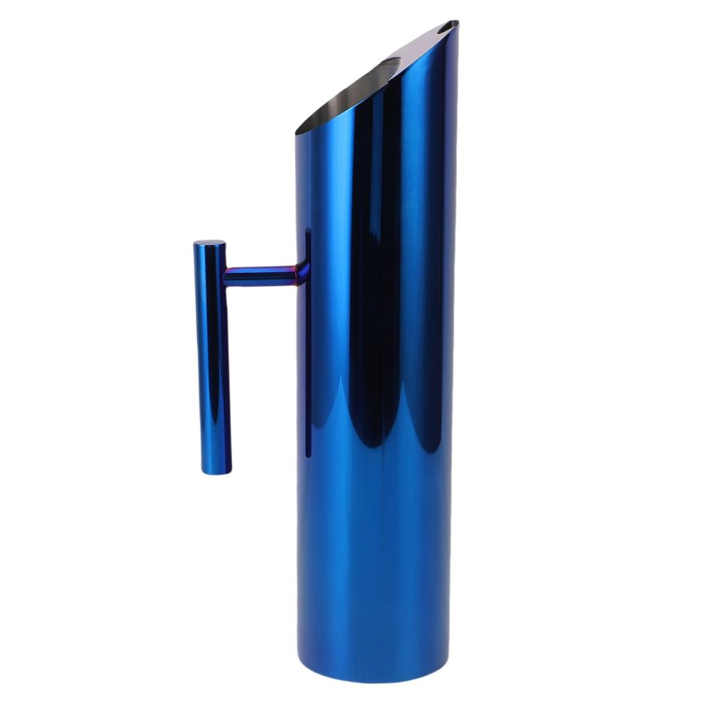 Stainless Steel Water Pitcher with Ice Guard 2L Metal Drink Pitcher Beverage Container with Handle for Iced and Hot Tea