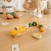 2.4GHz Remote Control Car 1/2 Sets Snake Toy, Magnetic Eating Itself Game Indoor Racing Toy 2 Player Interactive Electric RC for Kids Parent Child