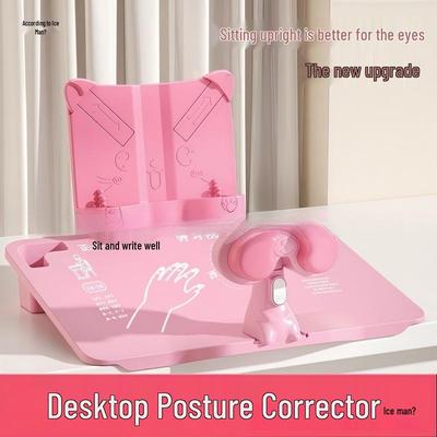 3D Posture Corrector for Students & Kids, Anti-Myopia, Anti-Head Lowering, 12° Ergonomic Desktop.