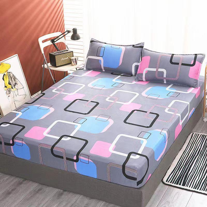 

Комплект покрывала из 3 предметов, Нескользящий протектор матраса, Полное покрытие, Пыленепроницаемый, Однослойный, Толстый, Тонкий, Покрывало Set A