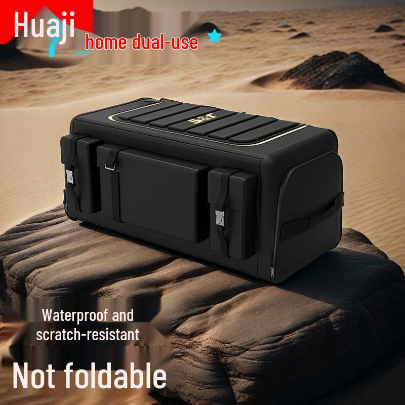 Waterproof Foldable Oxford Cloth Car Trunk Organizer - Large Capacity, Scratch-Resistant Storage Box for Home and Car Use