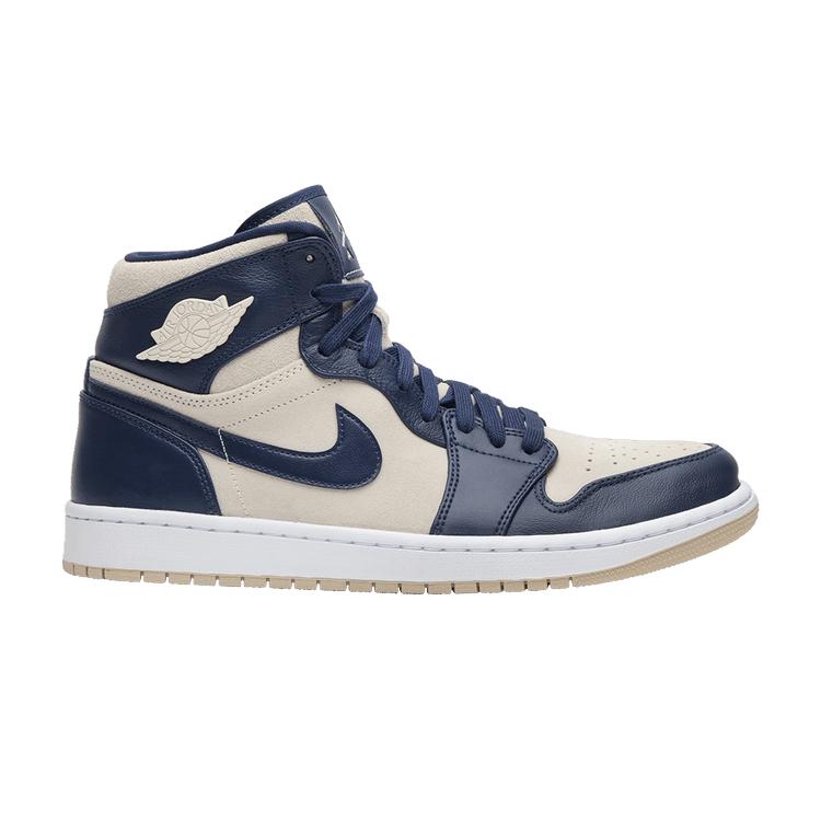Jordan 1 Retro Premium Mitternachtsblau Hellcreme (Damen) 38.5 gray