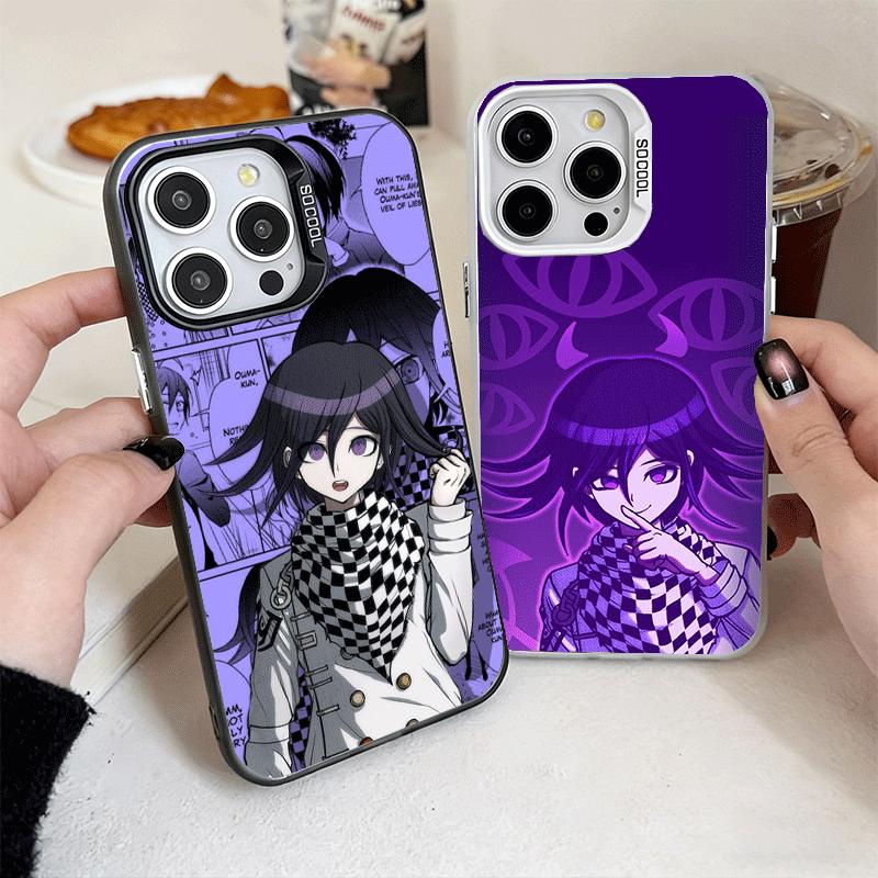 Anime D-Danganronpa Soft Phone Case for iPhone 15 16 17 Pro Max 17Air 16E 14 Plus 13 12 Mini Shockproof Cover Back Shell