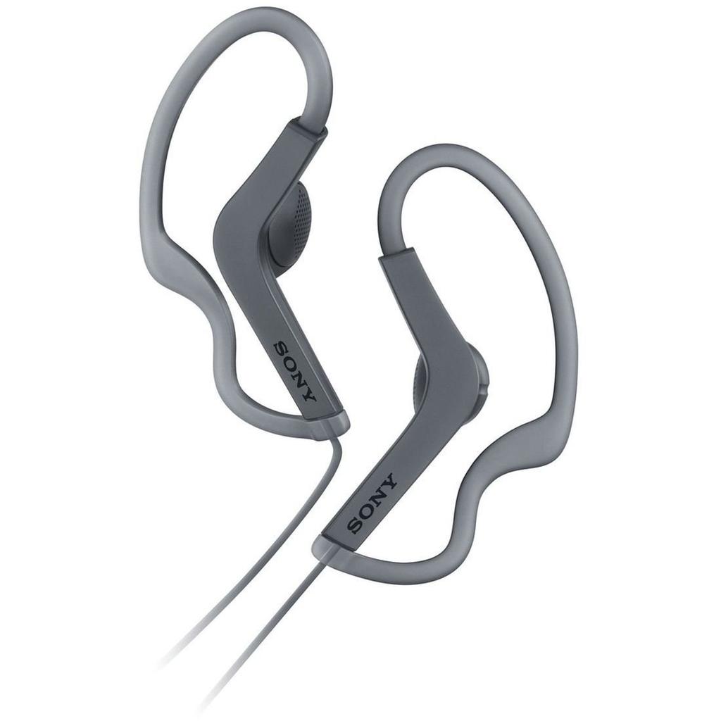 Sony B MDR-AS210 Earphones Water-Resistant/Sports-Ready, Black, MDR-AS210