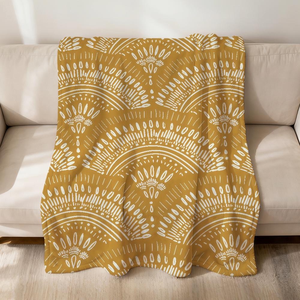 abstract bohemian Eccentric boho soft warm plush blanket for dormitory sofa living room pet hogar bedroom gift nap home Flannel