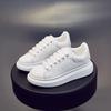 New versatile little white shoes female student Korean version thick-soled heightening women's casual shoes women's shoes 6