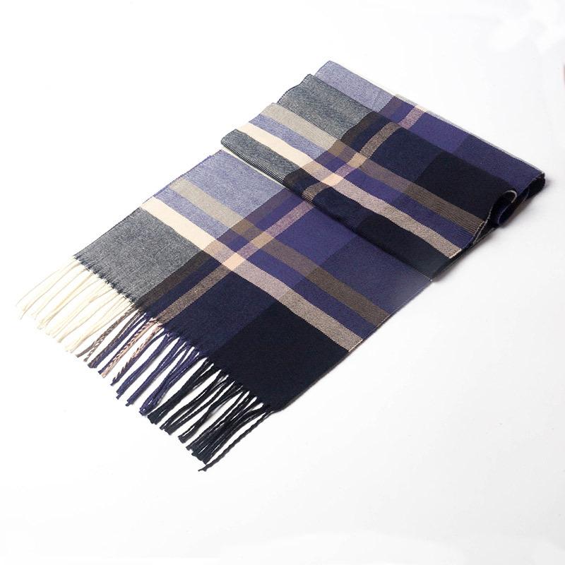 Generation Winter Cashmere Scarf Men'S Scarf Men'S Women'S Scarf Imitation Cashmere Scarf Thick British Plaid