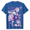 Women's Casual Long-sleeved Round-neck Retro Gradient Printed Cotton And Linen Top