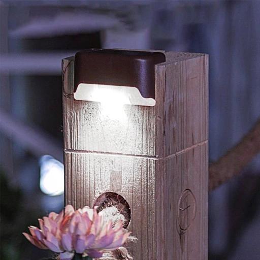 Lampa Solarna Led Schodowa Ogrodowa Wodoodporna