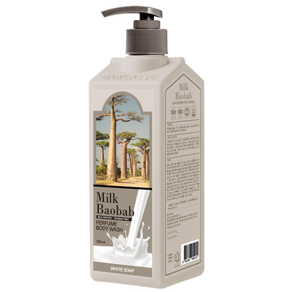 Парфюмированное мыло для душа MILK BAOBAB белое мыло 500мл 500ml × 1 piece