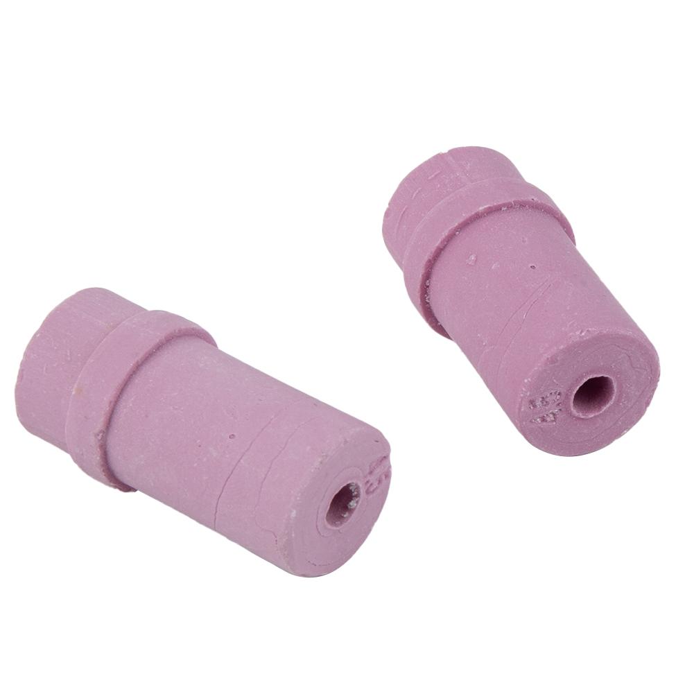 10 Pezzi Punta Ceramica Sabbiatrice Rosa Forte Resistenza all'Usura